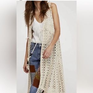 Free People suncatcher boho maxi kimono cardigan